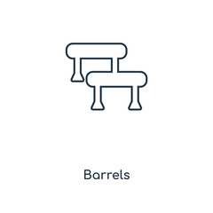 barrels icon vector