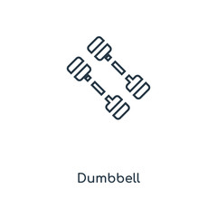 dumbbell icon vector