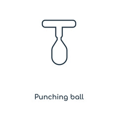 punching ball icon vector