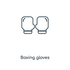 boxing gloves icon vector