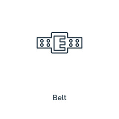 belt icon vector