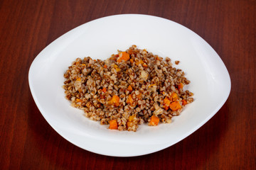 Buckwheat with vegetables