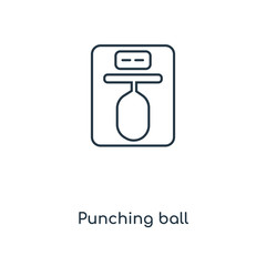 punching ball icon vector