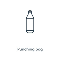 punching bag icon vector