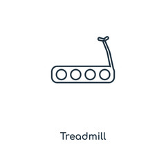 treadmill icon vector