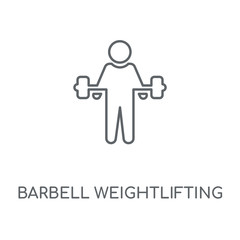 barbell weightlifting icon