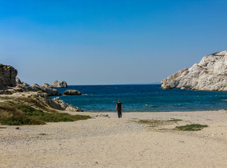 access to the bay to the blue sea