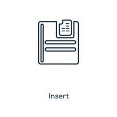insert icon vector