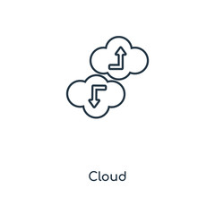 cloud icon vector