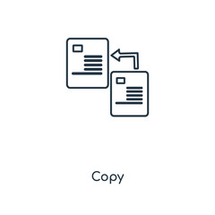 copy icon vector
