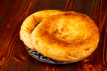 Uzbek traditional lepeshka