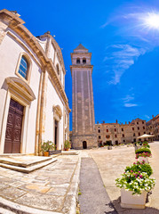 Fototapeta premium Town of Vodnjan church square view