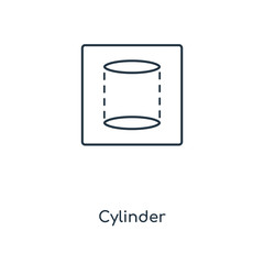 cylinder icon vector