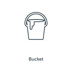 bucket icon vector