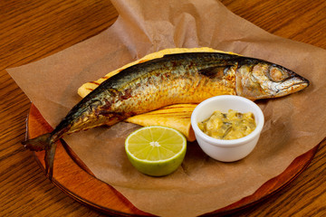 Smoked scomber fish