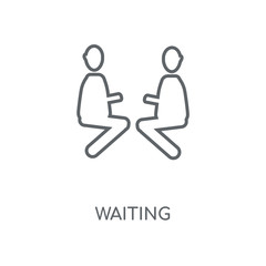 Fototapeta premium waiting icon