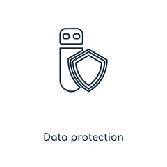 data protection icon vector