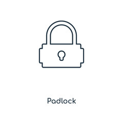 padlock icon vector