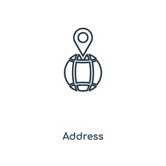 address icon vector