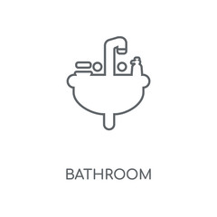 Fototapeta premium bathroom icon