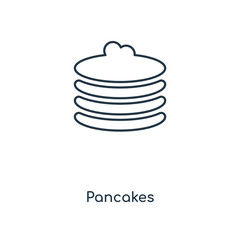 pancakes icon vector