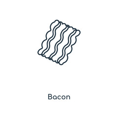 bacon icon vector
