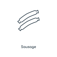sausage icon vector