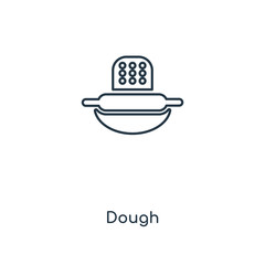 dough icon vector