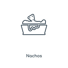 nachos icon vector