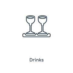 drinks icon vector