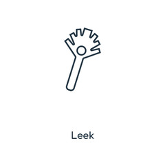 leek icon vector