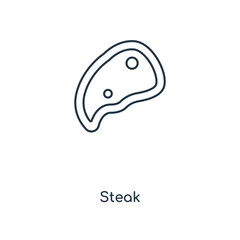 steak icon vector