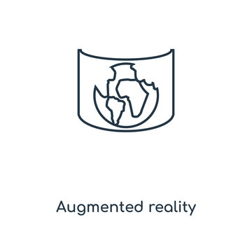 augmented reality icon vector