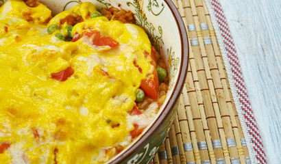 Mexican Beef and Rice Casserole