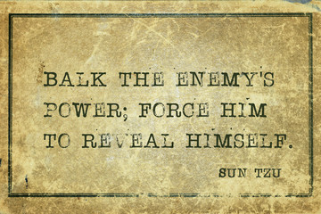 reveal himself Sun Tzu