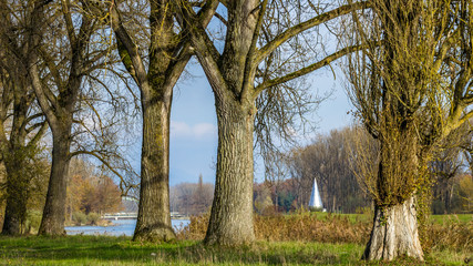 Beautiful view near Plattling-Isar-Bavaria-Germany