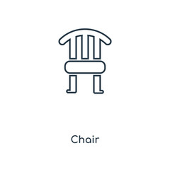 chair icon vector