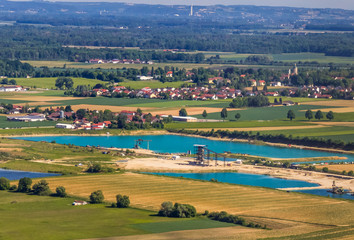 Obraz premium Beautiful view near Plattling-Bavaria-Germany