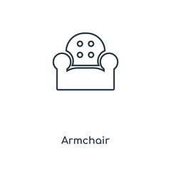 armchair icon vector