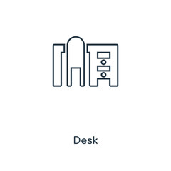 desk icon vector