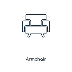 armchair icon vector
