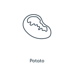 potato icon vector