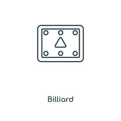 billiard icon vector