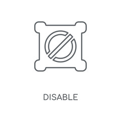 disable icon