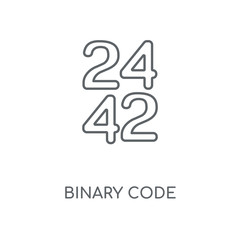 binary code icon