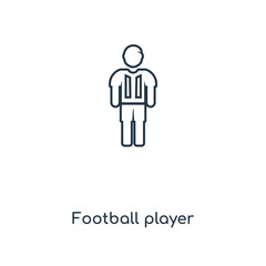 football player icon vector