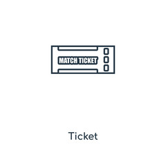 ticket icon vector
