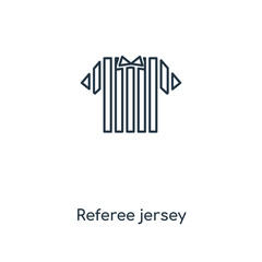 referee jersey icon vector