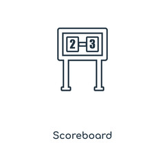 scoreboard icon vector
