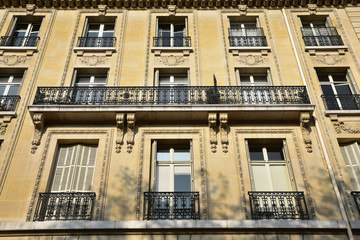 Immeuble bourgeois à Paris, France